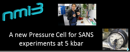 A new pressure cell for SANS experiments up to 500 MPa 