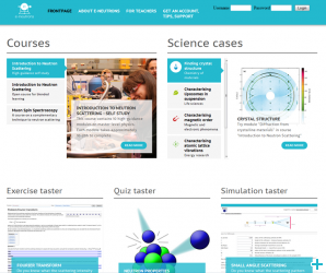 e-learning homepage